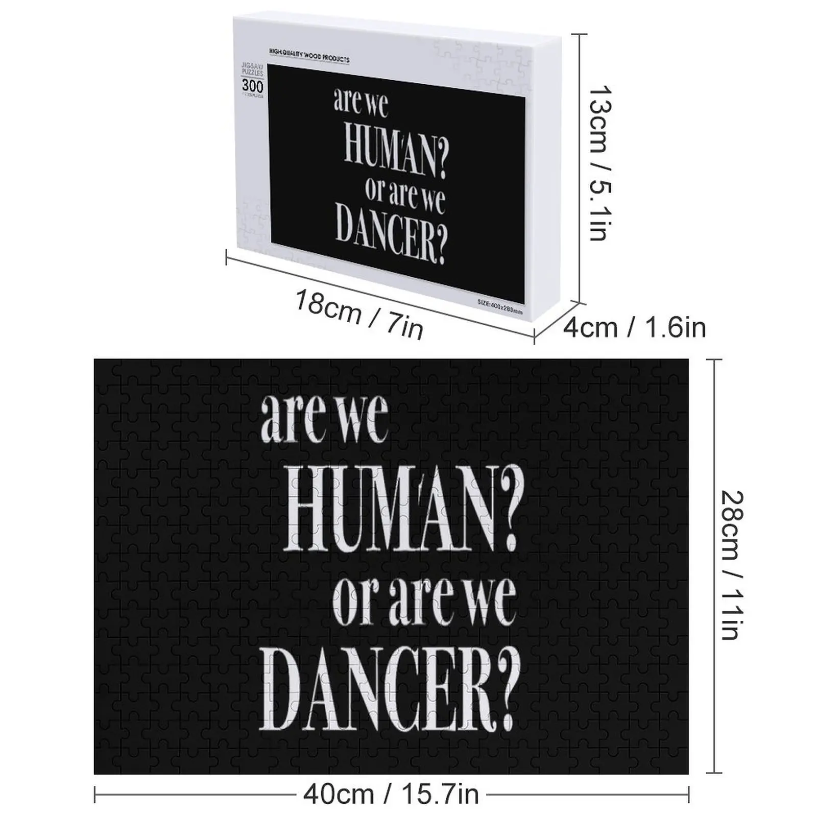 เราเป็นมนุษย์หรือเปล่า?? จิ๊กซอว์ปริศนา ชื่อส่วนตัว ของขวัญปรับแต่งได้ ปริศนา