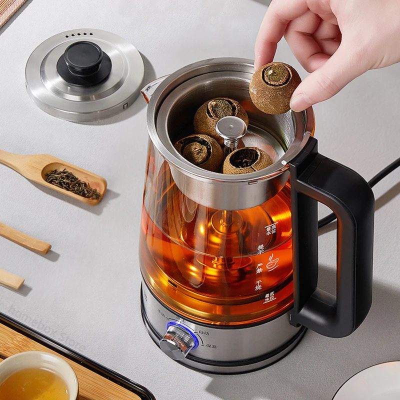 1.3L Electric Kettle Automatic Steam Spray Teapot with Filter Multifunctional Glass Teapots Thermo Pot Home Boil Water Kettle