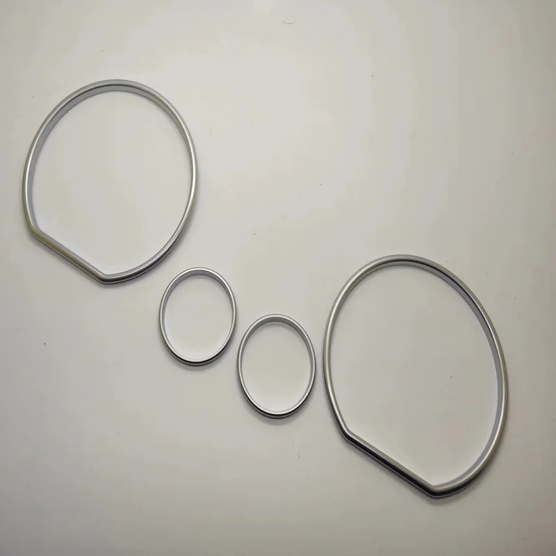 Styling Dashboard Gauge Ring Set For VW Golf MK3 Vento Polo MK4 4-6N(Chrome Silver / Matt Silver )