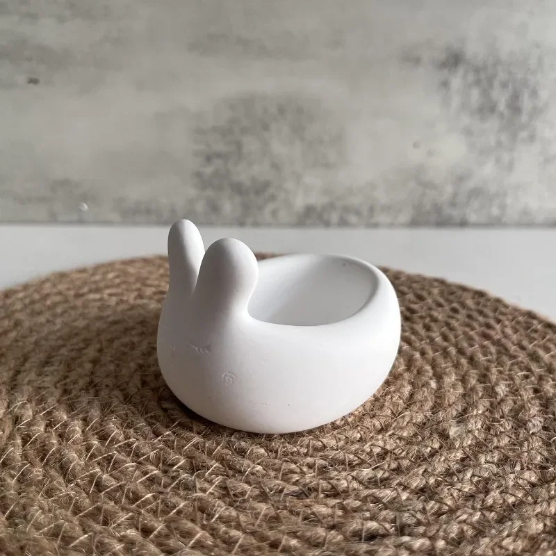 

Силиконовая форма для свечей в виде пасхального кролика для декора из гипса, цемента, для изготовления подсвечников, украшений из смолы, домашнего декора