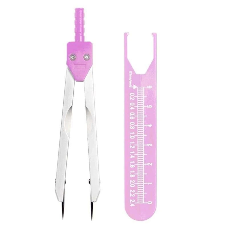 F92C ECG Caliper Electrocardiogram Divider Heart Rate Ruler Tool for Nurse or Doctor