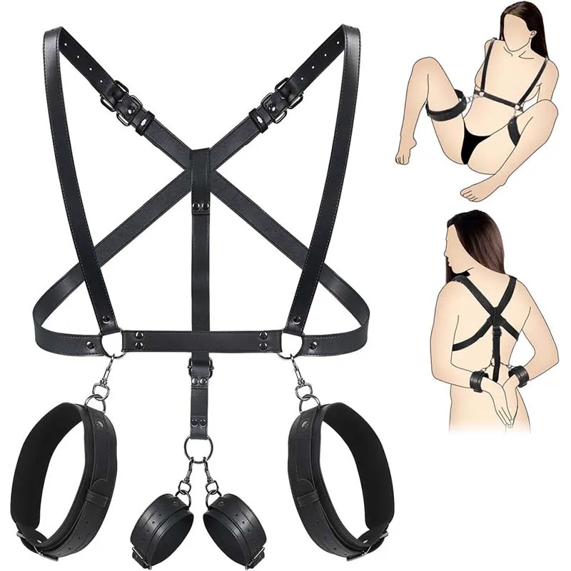 SM Adult Sex Toy Backhand Binding Apertural Plug Anal Hook Bondage Toys Bdsm Kit Slave Bondage Handcuff Couple Bundle Game 18+ - Image 5
