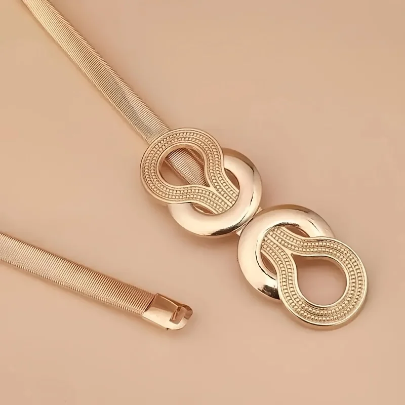 Ladies belt with dress decoration thin belt belt, suitable for daily wear on dates, parties, birthdays, and parties