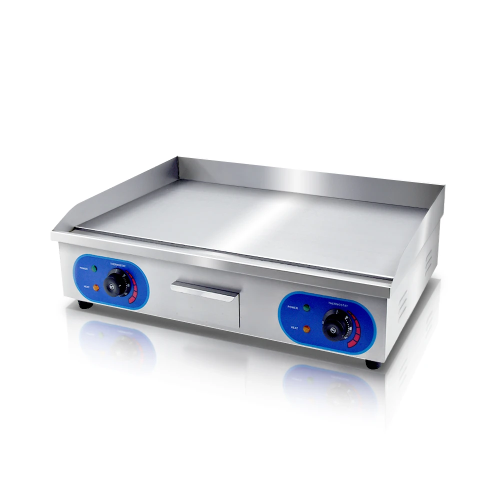 

Electric Griddle Commercial Stainless Steel Flat Top Grill Countertop Griddle Machine For Restaurant Kitchen BBQ Frying