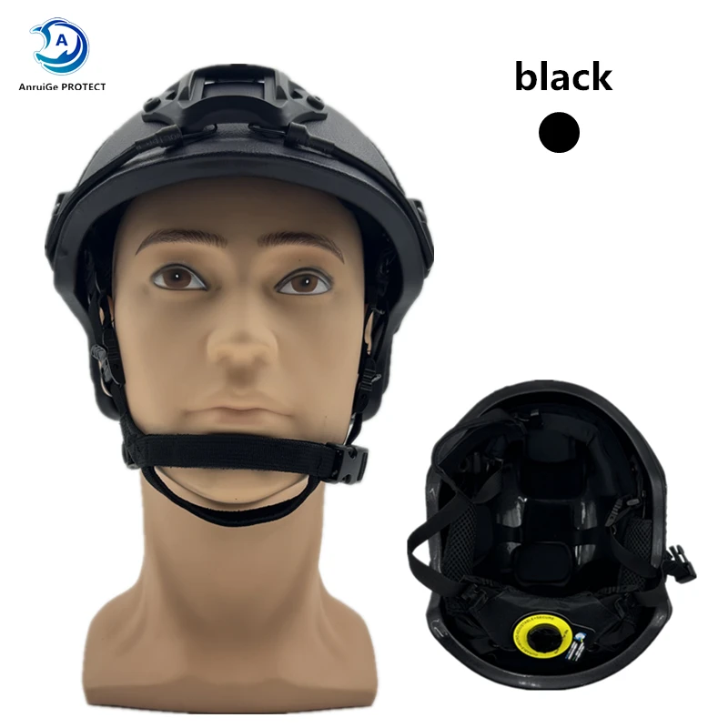 Casque balistique Aménagement High Cut Dulhelf, pare-balles, coussin de suspension, PE, NIJ Prospects IA Fast Wendy\'s