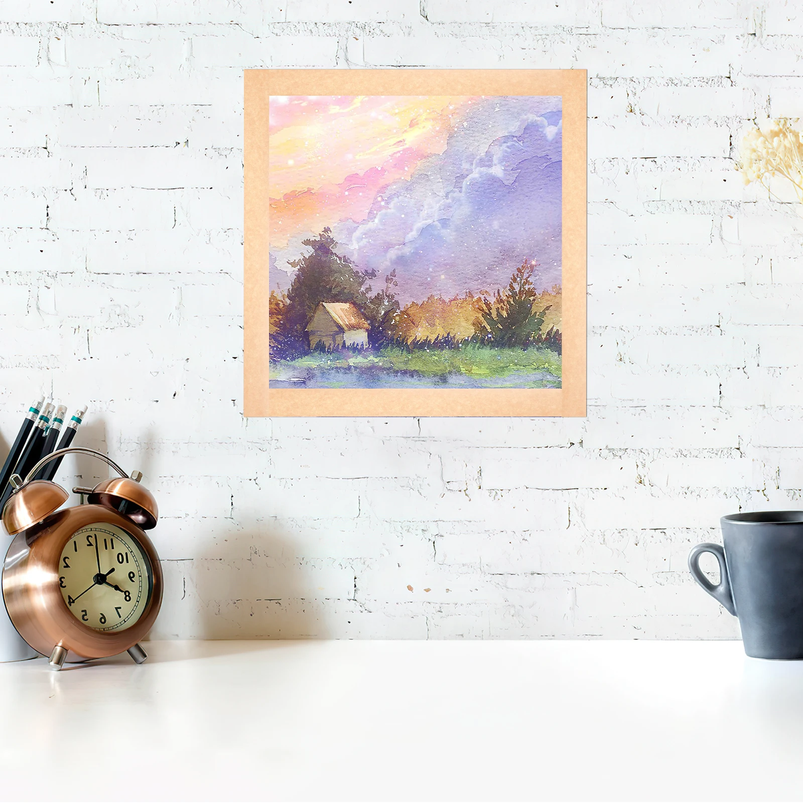 Aquarellbefestigung, 36 mm Papiermaterial zum Malen, wasseraktiviertes Klebeband zum Malen, Rahmen, hitzebeständiger Dichtungskarton