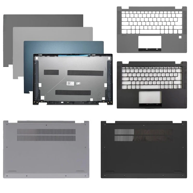 

Metal LCD Back Cover Palmrest Top Case Hinge Bottom Cover For Ideapad Flex 5-14IIL05 5 14ARE05 14ITL05 14ALC05