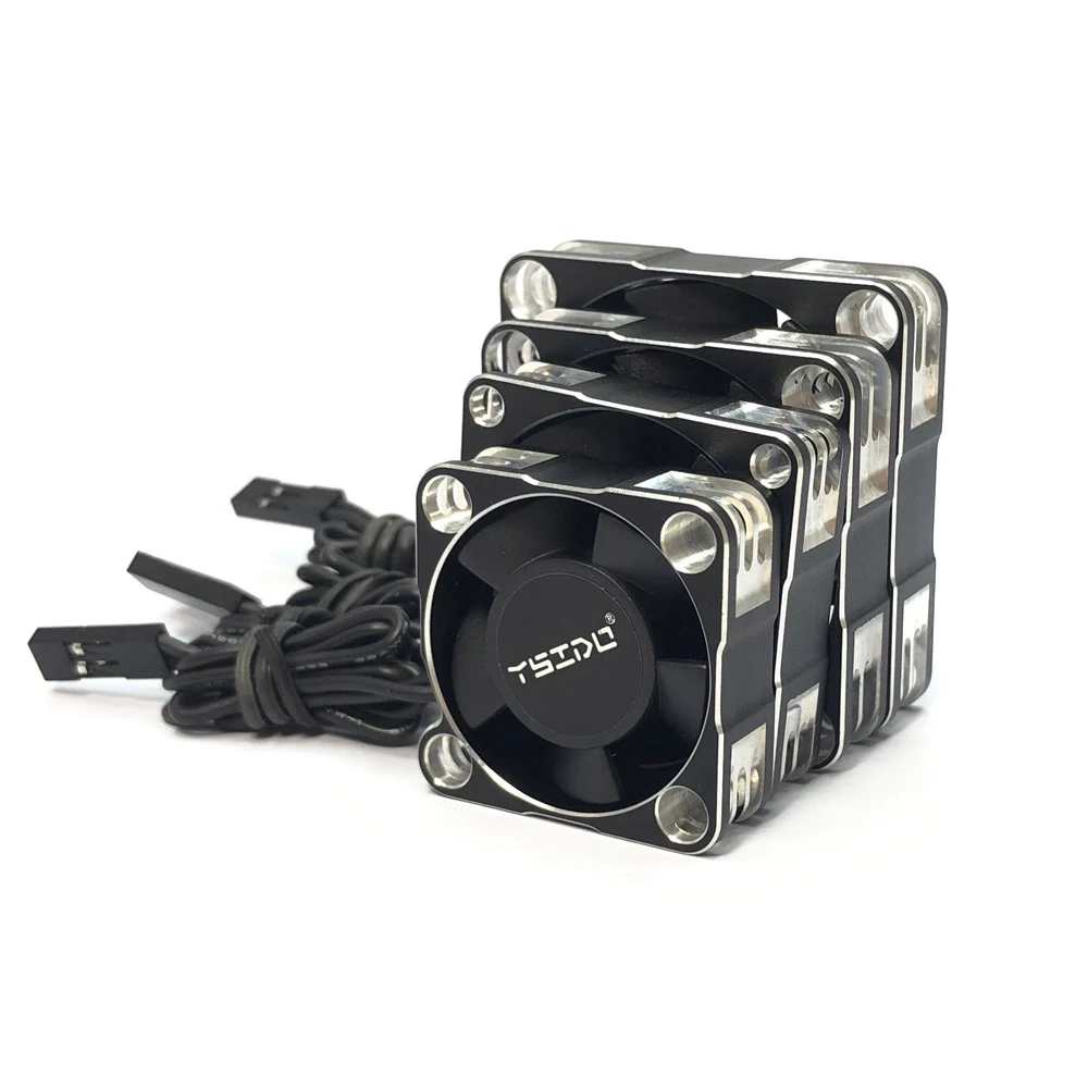 YSIDO – ventilateur de refroidissement à Dissipation thermique, étanche, 30/35/40/45mm, pour ARRMA TRAXXAS AXIAL Hobbywing RC, voiture, moteur sans balais/brossé ESC