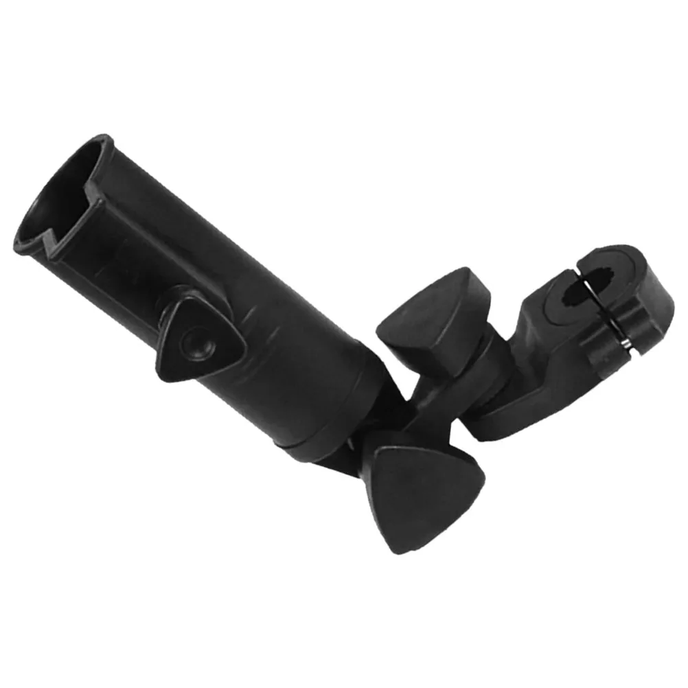

Golf Umbrella Holder Durable PP Material Adjustable Angle Golf Cart Stand Lightweight Portable Small Clip For Push Cart Long
