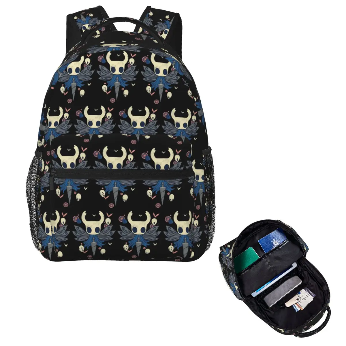 Hollow Knight 1 Student Backpack School Bag Hiking Travel Daypack for Boys Girls Fashion Bookbag Shoulder Bags