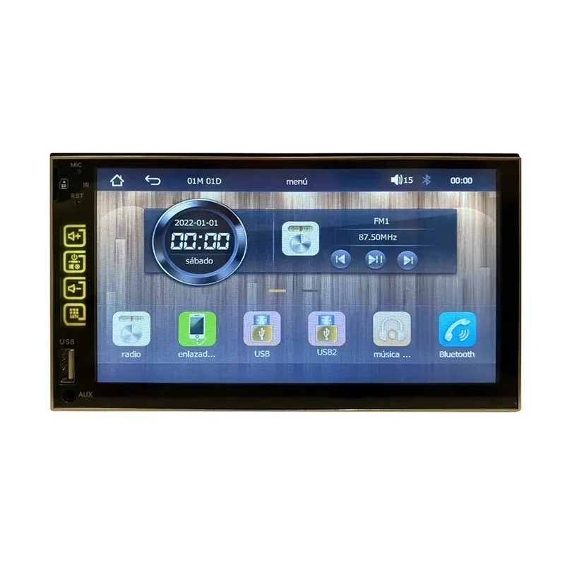 

7 Inch Universal Car Multimedia Player Mp5 2Din Car Radio Stereo Android Car Dvd Player With Usb BT FM