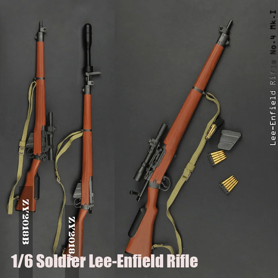 1/6スケール　ポップトイズ　リベリオン　クラリックガン　銃　ミニチュア ZYTOYS ZY2018 NO4MKI 1/6 Scale Classic Lee-Enfield Rifle Military
