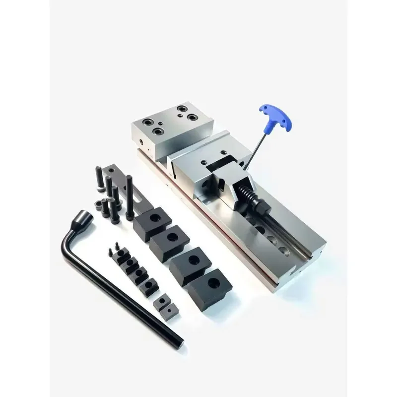 High Precision Parallel Vise for Milling Machine Heavy Duty Bench Clamp Tool for Woodworking Metalworking DIY Workshop