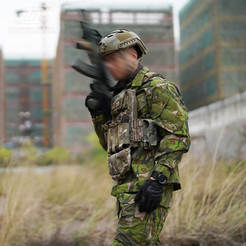 Tactical Tom GEN3 base suit G3 camouflage suit, Chinese classic 81 Woodland camouflage, good concealment, tear resistant jacket