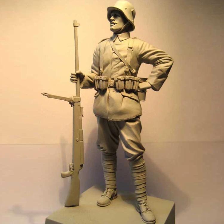 1/16 Imperial German, Resin Model figure GK, Soldier Military theme of WWII Unassembled and unpainted kit