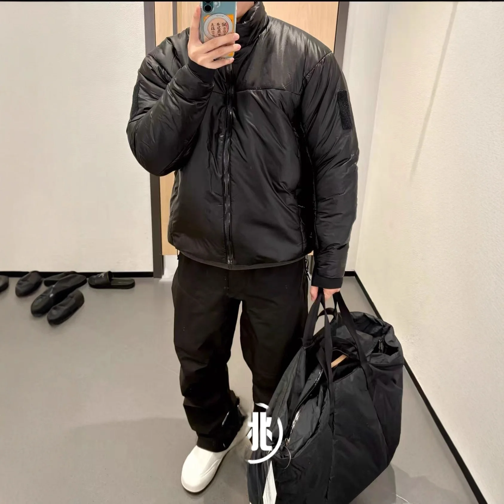 

Upaded Thiened Bird Bend Knife Sve down Cotton Jaet Youth Faion Warm Loose Fit Polyester Long Sve Zipper...