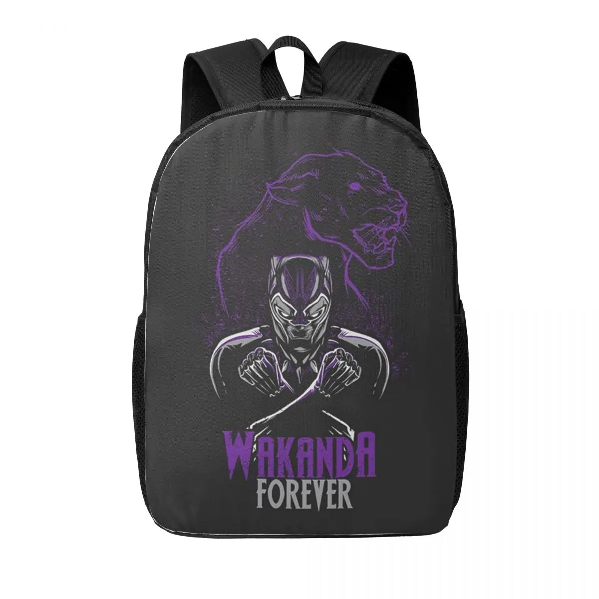 Custom Black Panther Wakanda Forever Backpacks for Men Women College School Student Bookbag Fits 15 Inch Laptop Bags