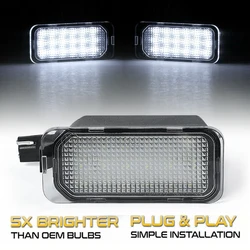 2 sztuk oświetlenie LED tablicy rejestracyjnej samochodu światło numer lampy dla Ford Mondeo Kuga Fiesta Ranger Explorer Transit Escape Fusion c-max s-max Focus