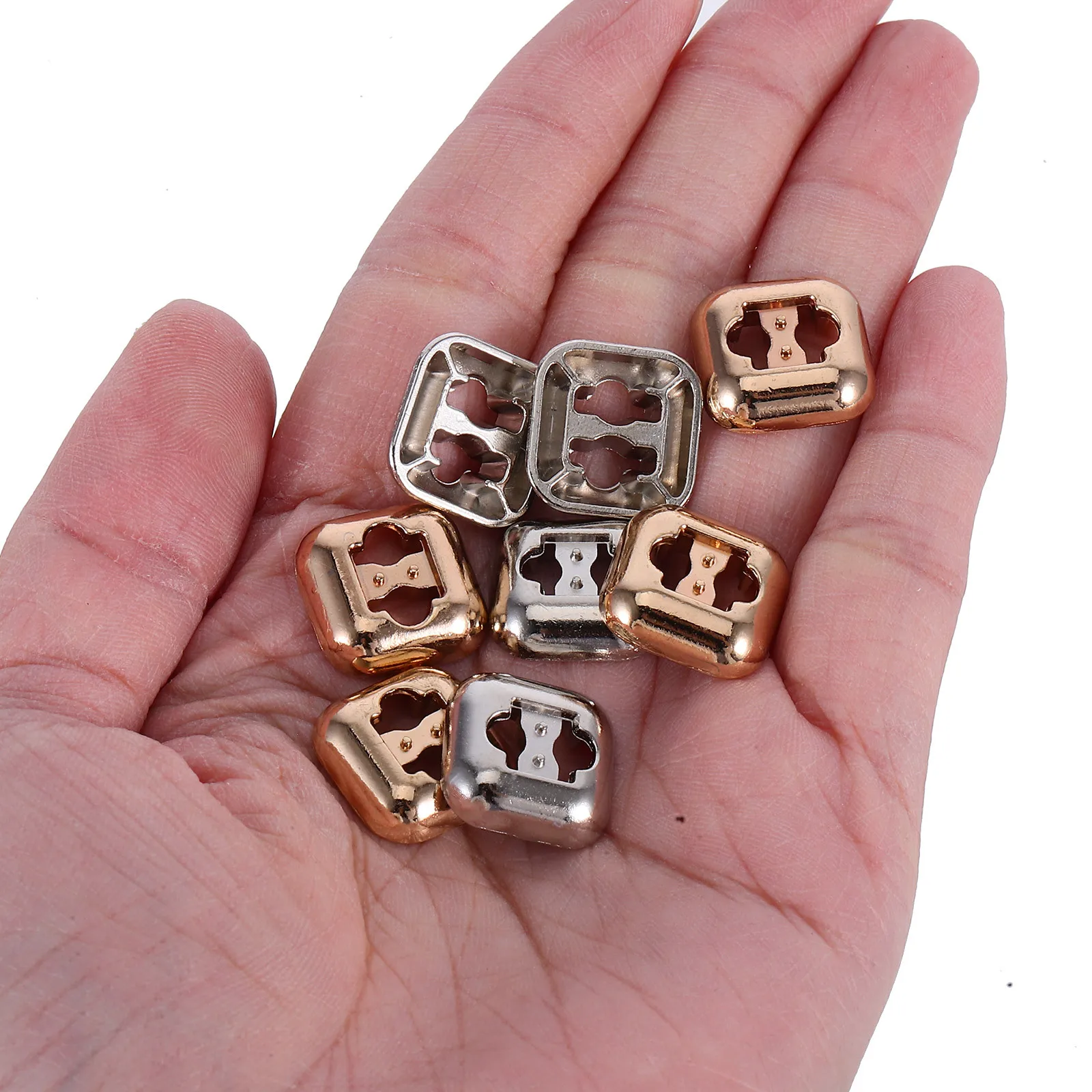 

8Pcs DIY Shoe Lace Clips Zinc Alloy Shoelace Buckles Slip on Locks Shoes Accessories Shoe Charms for Sneakers Sneaker Charms