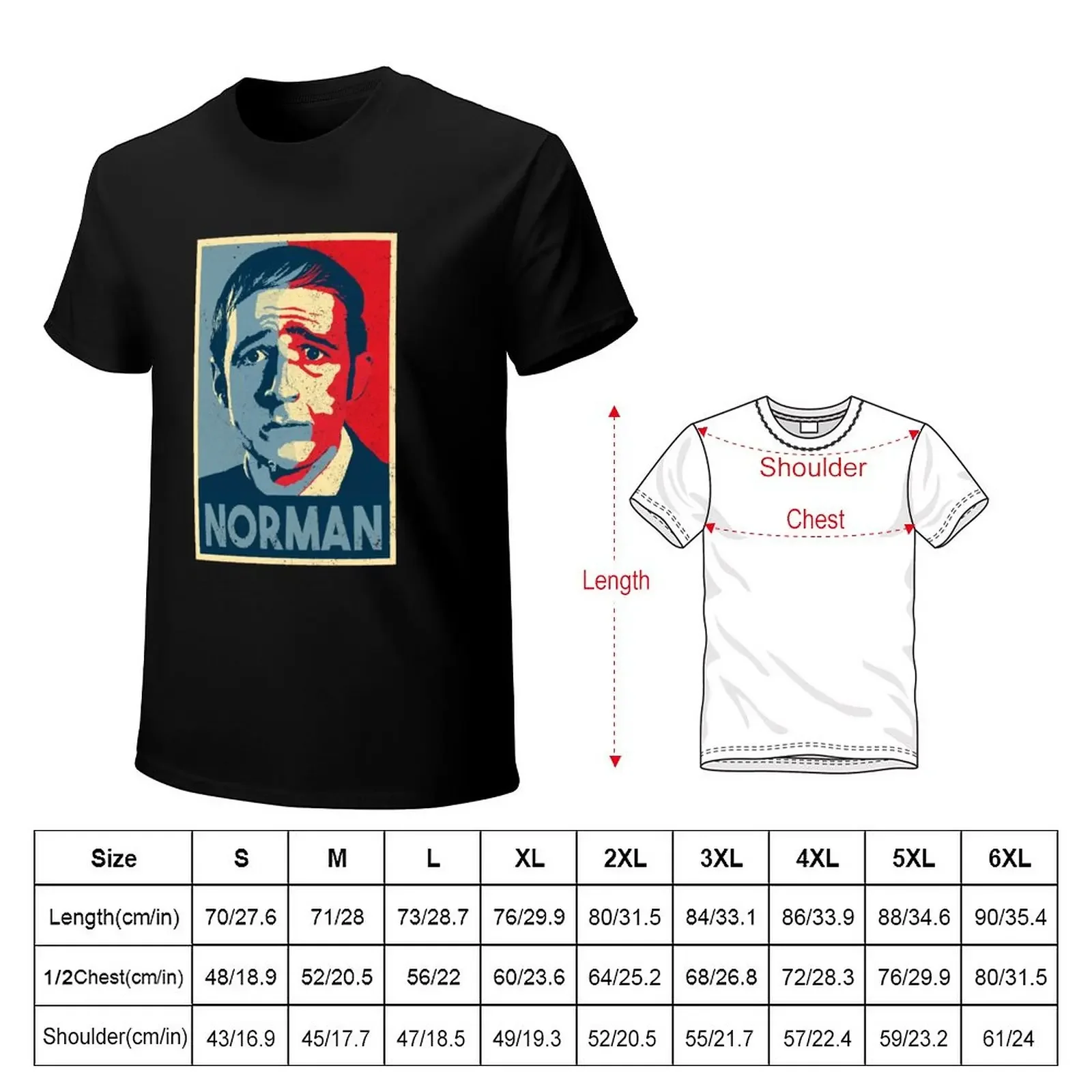 Norman Gunston Hope (distressed design) T-Shirt oversized heavyweights tees customs black t shirts for men