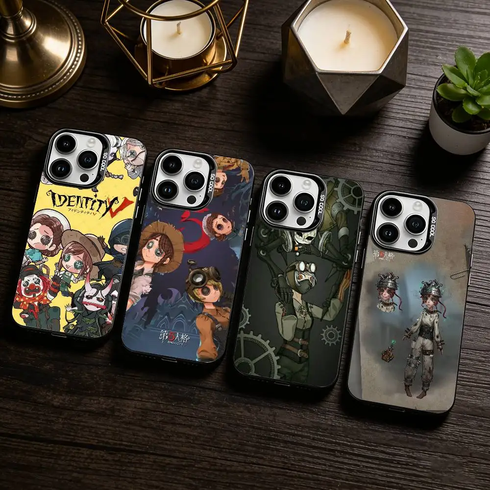 

I-Identity V Phone Case For iPhone 17,16,15,14,13,12,11 Plus,Pro Max,XS,Colored silver phone case