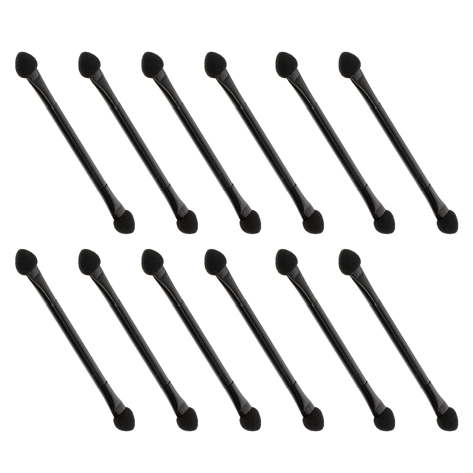 Pinceaux pour fard à paupières, 30 pièces, outils de maquillage double face, bâtons d'éponge en plastique pour femmes, brosse pour ombre à paupières, Eyeliner, Application des sourcils