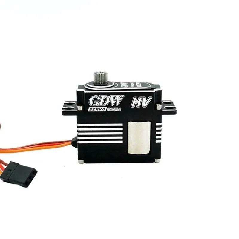 RoRuS1pcs For GDW DS595MG 5.5KG Torque Force Metal Shell Steel Gear Medium Digital Metal Locked Rudder Servo