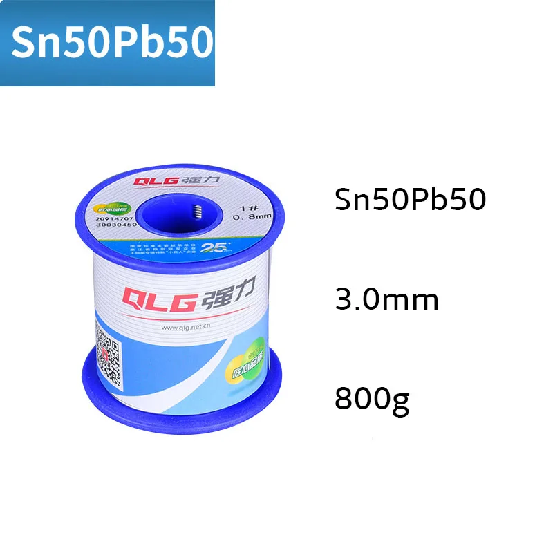 Fer à souder en étain sans lavage haute pureté Sn50 % Pb50 %, fil à souder à faible teneur en fusion 800g1.0mm, 50/50 3.0mm pour outils électriques