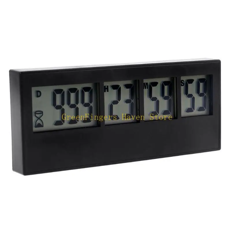 F68D Digital Countdown Days Timer Big Days Count Down Clock for Vacation Retire