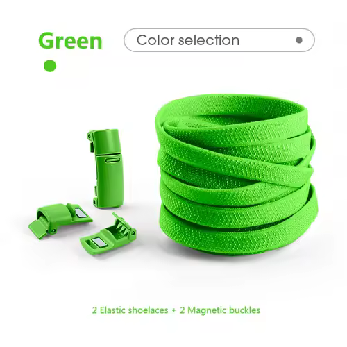 Magnetic Lock Shoelaces without ties Colorful Elastic Laces Sneakers No Tie Shoe laces Kids Adult Flat Shoelace Rubber Bands - Image 21