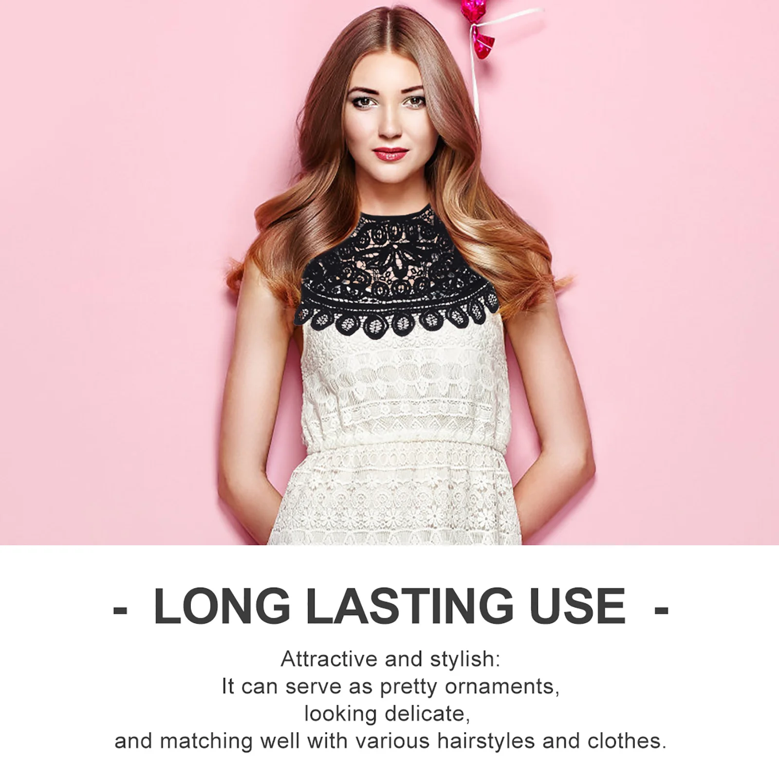 

Hollow Lace Collar Women Detachable Round Neck Lace Small Shawl for Shirt Sweater Blouse Dress Accessories Clothes Accessory