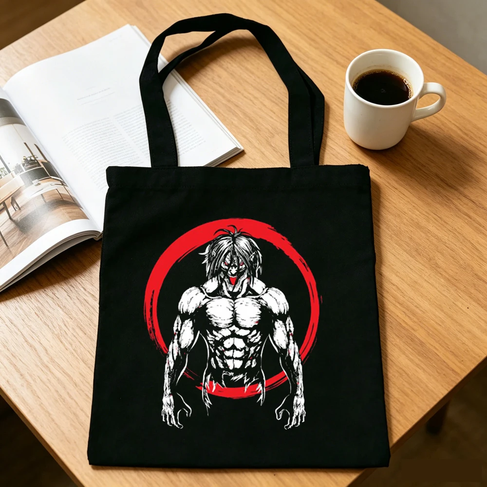Attack on Titan Tragetasche, personalisierbare Einkaufstasche, wiederverwendbare Einkaufstasche für Damen – Detail 12