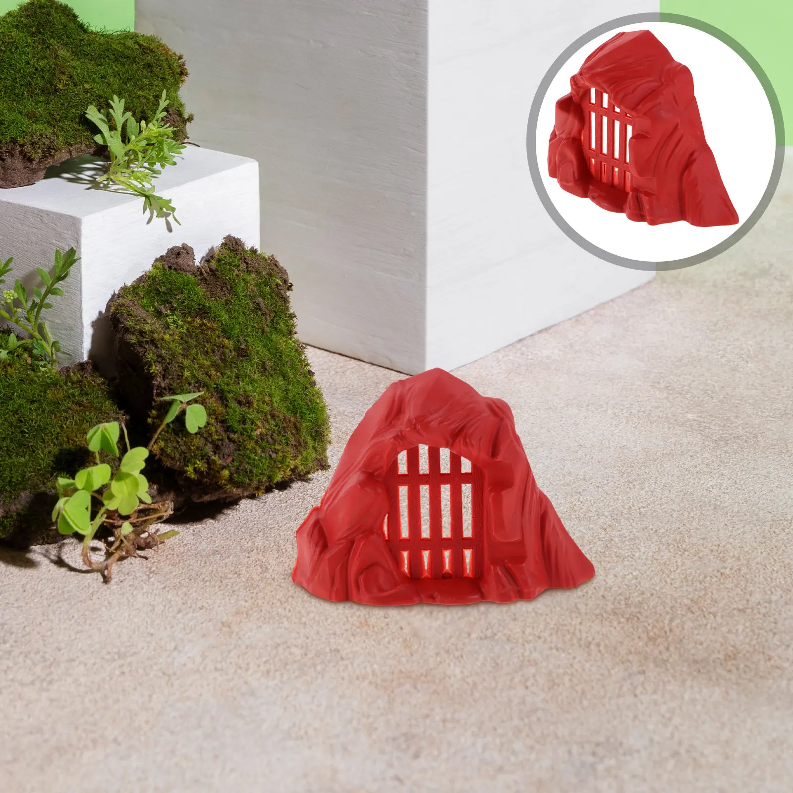 

20Pcs Realistic Faux Stone Sand Table Models Plastic Rocks for Miniature Landscape Architecture DIY Educational Displays Sandbox