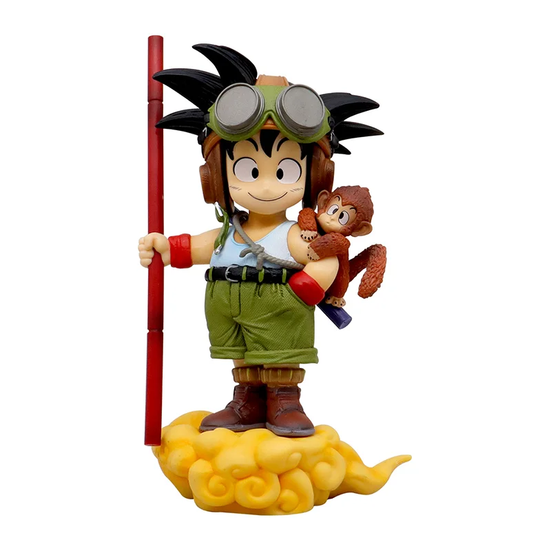 Bandai Nowy produkt Dragon Ball figurka anime 16cm Pilot Son Goku o małpie PVC model lalki dekoracja świąteczne zabawki prezenty