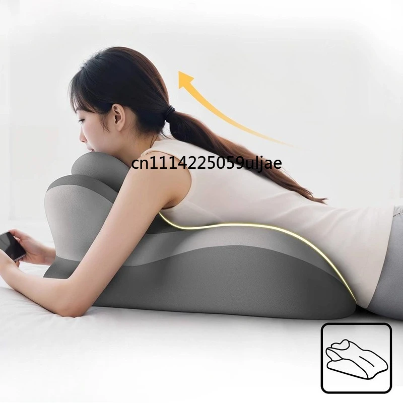 Multi-Functional Ergonomic Bed Pillow Memory Foam Pillow Support Neck Leg Rest Use Bed Sofa Wedge Shape Pain Relief Comfort