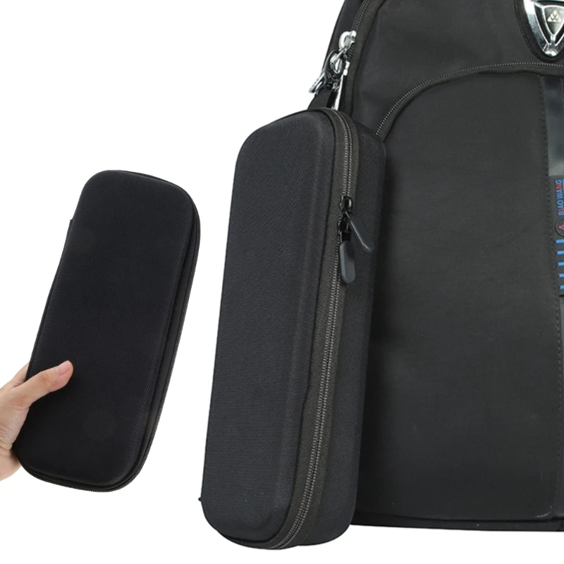 Portable Mic Storage Bag with Elastic Band Shockproof Carrying Case for Partybox Speaker Microphone Protective