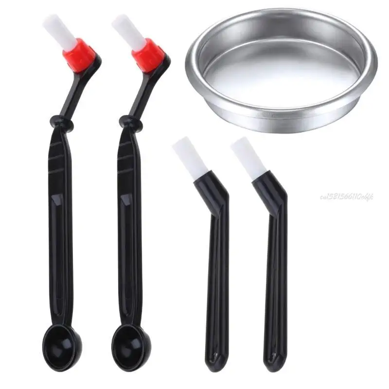 27RB القهوة الإسبريسو مجموعة رأس نايلون تنظيف فرشاة القهوة التنظيف