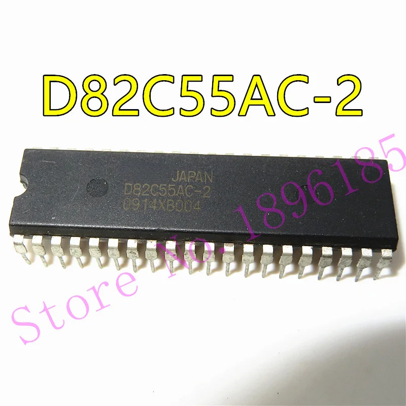 

1pcs/lot D82C55AC-2 DIP-40 In Stock PROGRAMMABLE PERIPHERAL INTERFACE