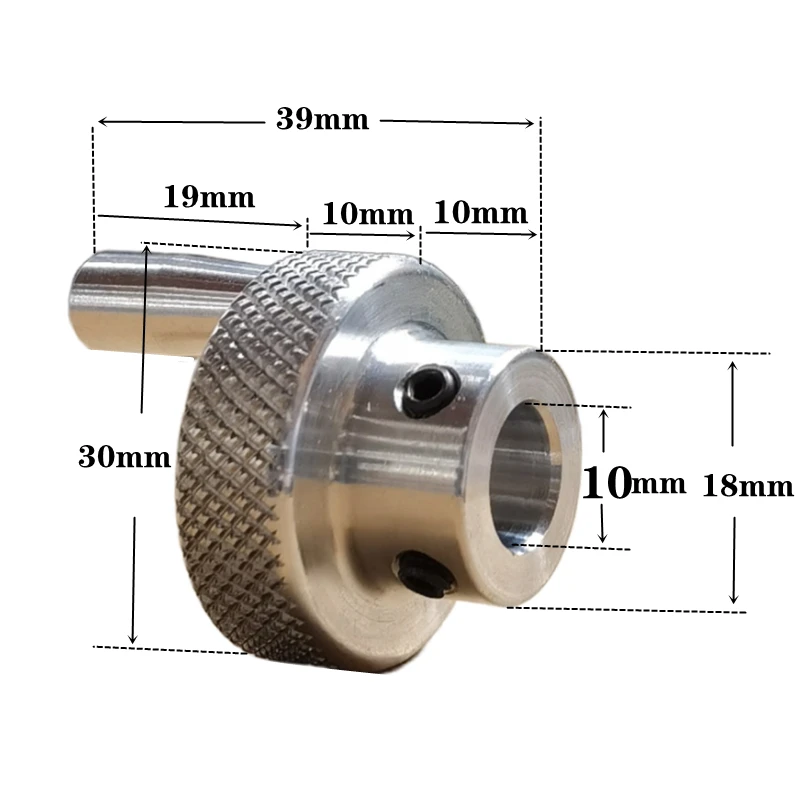 1Pcs Aluminum Alloy Mini Handwheel For Lathe/Miller Outer Dia 30mm 40mm 50mm 60mm Hand Wheel Bore 5/6/7/8/10/11/12/13/14/16/18mm