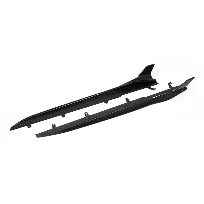 

STLFHigh Quality100% Dry Carbon Fiber SQ Style Side Skirt for BMWs 8 Series G16 F93 M8 Sedan 2020+ Carbon Fiber Side Skirt