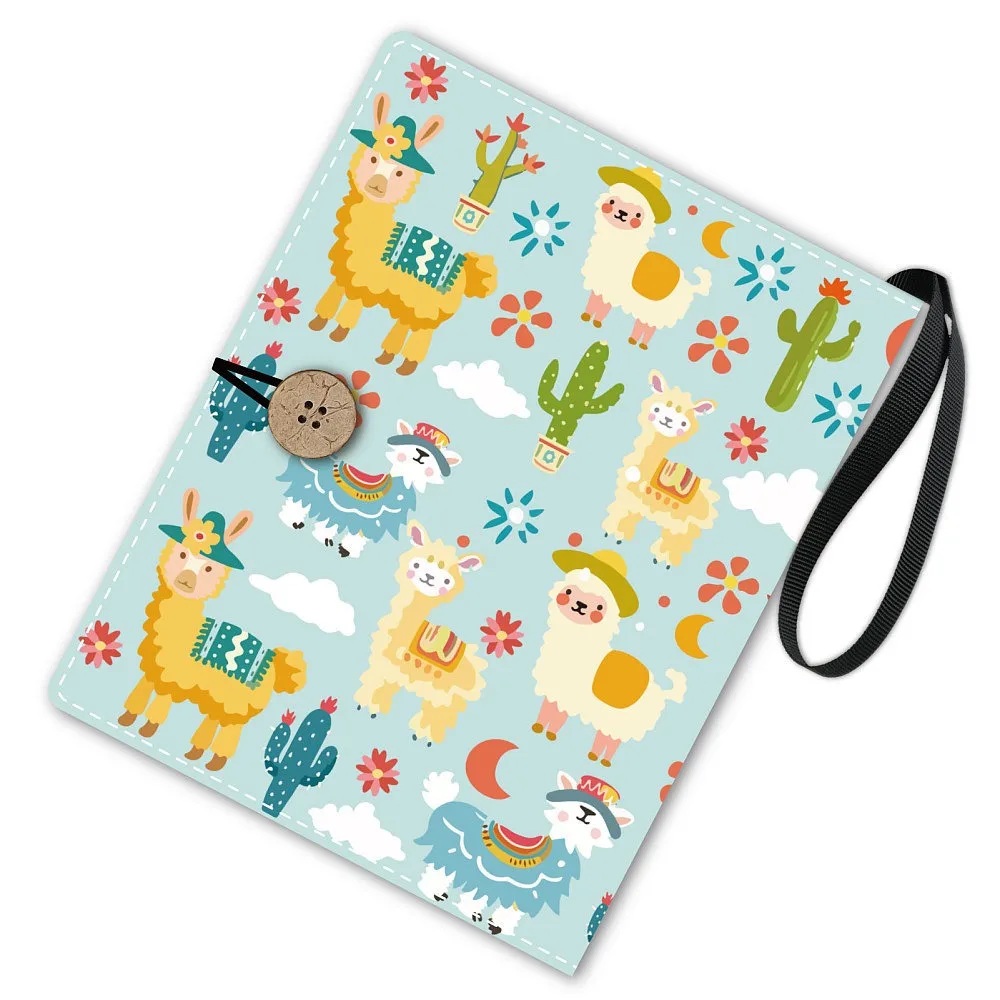 Polyester Multilayer Book Cover Notebook Wraps Rectangle Cactus 465x280mm