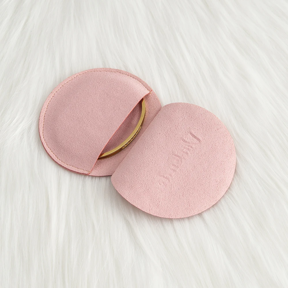 10Pcs 7x7cm Round Microfiber Jewelry Bags for Rings Studs Earrings Bracelets Pendants and Necklaces Practical  for  Gift Giving