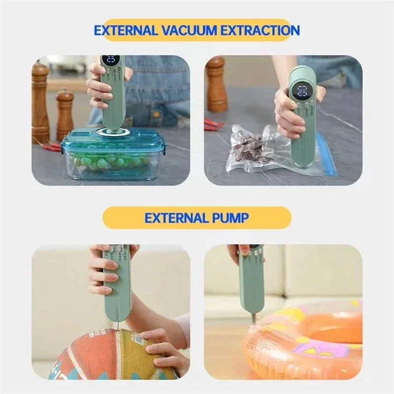 【RECOMMEND】 Máquina seladora a vácuo de plástico de qualidade alimentar, seladora de sacos a vácuo e sacos de rolo - Acessório de cozinha ideal A