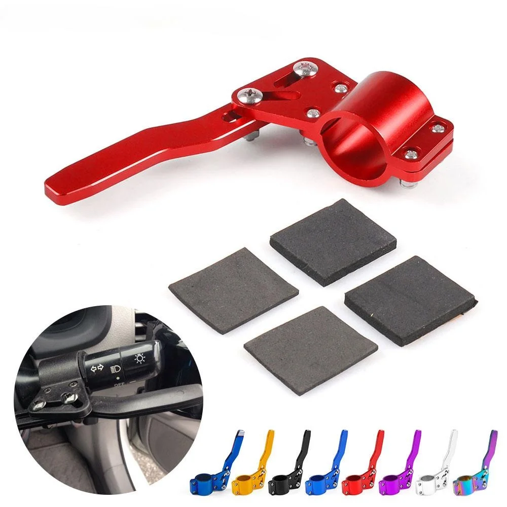 1Pc Aluminium Car Styling Adjustment Steering Wheel Turn Rod Extension Turn Signal Lever Position Up Kit Car Accessories