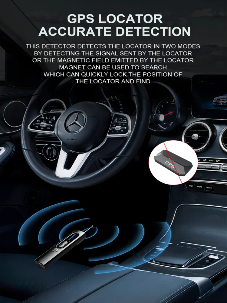 Detector de cámara antirrobo X13, dispositivo para monitoreo de agujeros, oculta, grabadora de coche, posicionamiento GPS, Detector antiespionaje