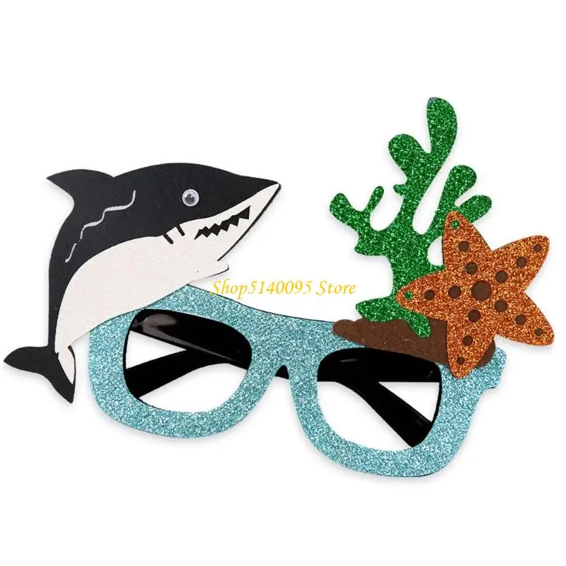 Dxae Shark -bril in oceaan ZEE ZEE DIERLIJDEN FOTO COEM AUT ONDER SEA PARTY SPRIES VOOR VOLGENSCHAPPEN VOLGENS