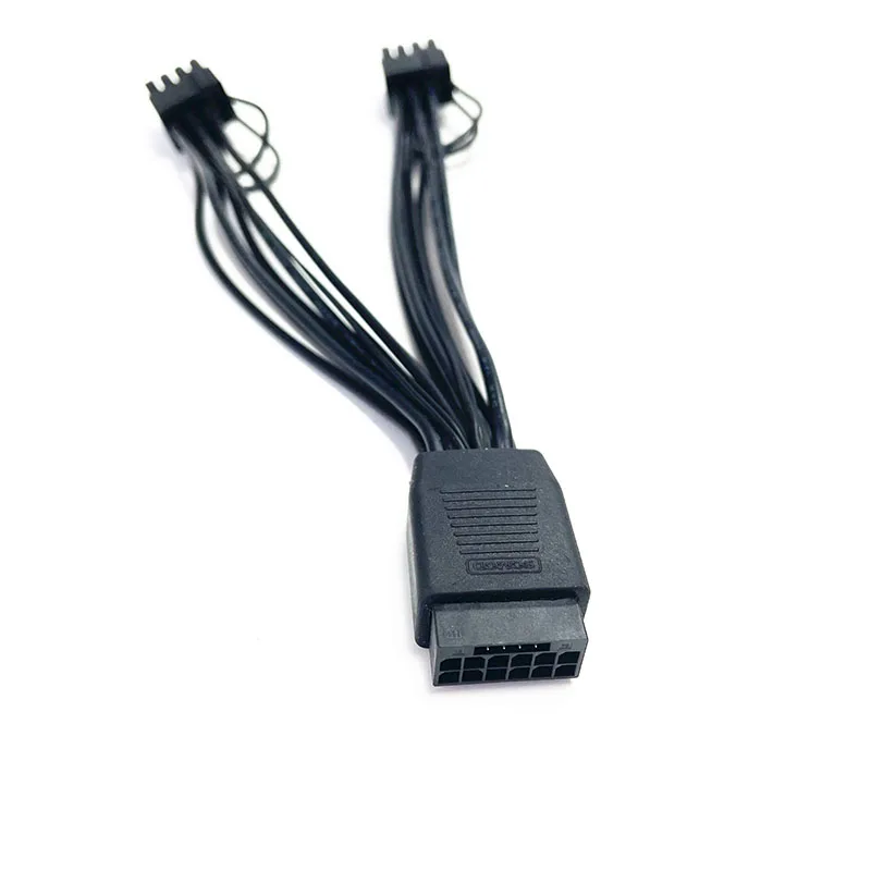 High Quality 16AWG PCIE5.0 12VHPWR female to 2x8pin 6+2P GPU Video Card Power Cable 12pin to 2x8pin video card converer cable