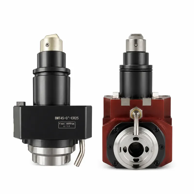 ER20 25 32 BMT Power Turret Tool Holder Turning Milling Fixed 0 90 Degree Side Milling Power Head X Axis CNC Lathe Machine