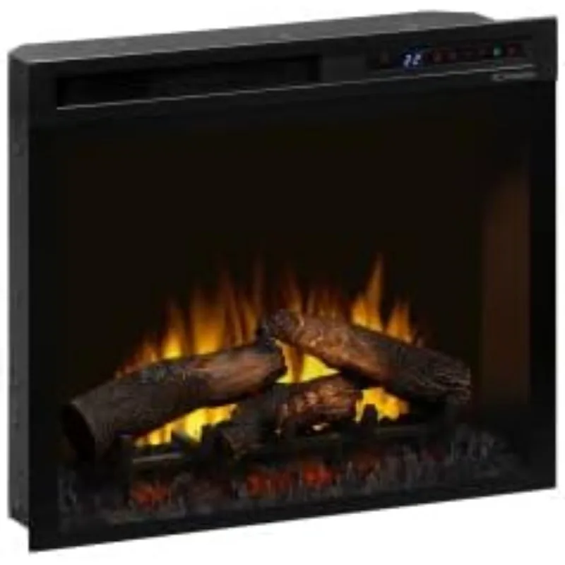 Dimplex เตาผิงไฟฟ้าในตัวขนาด 28 นิ้ว - กล่องไฟ XHD แบบมัลติไฟพร้อมบันทึกและเปลวไฟหลากสีที่สมจริง | รุ่น: XHD28L