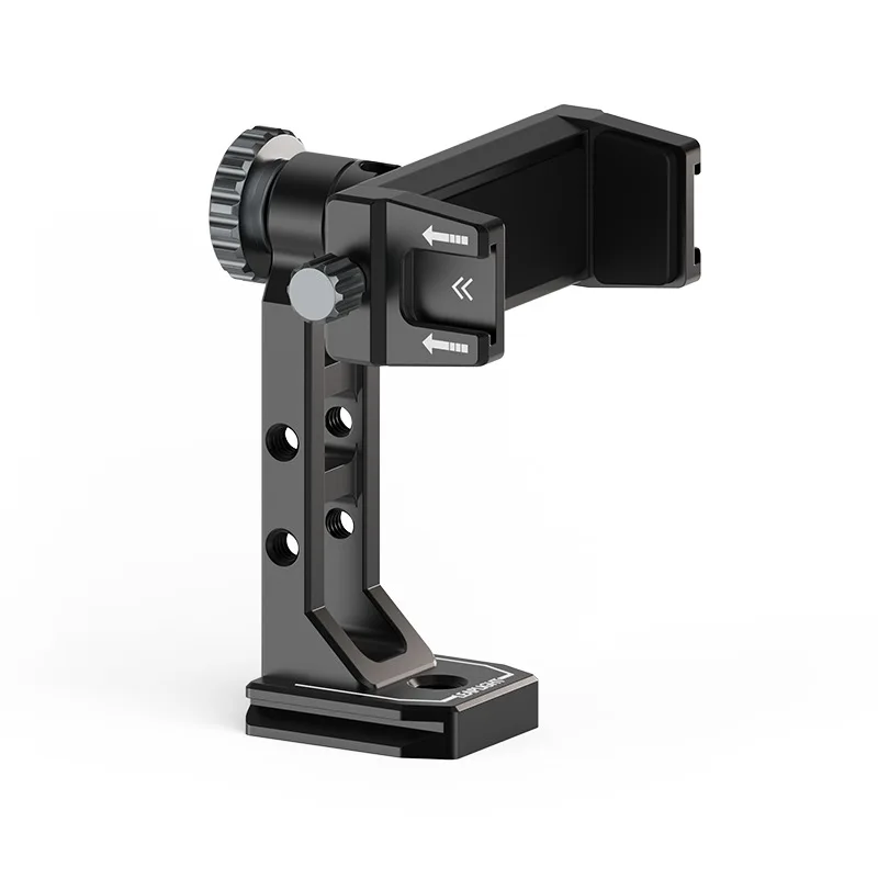 

for IPhone 15 14 Samsung Tripod Mic Light Arca Mount Clip Clamp 360 Rotation Aluminium Phone Holder Tripod Mount Cold Shoe